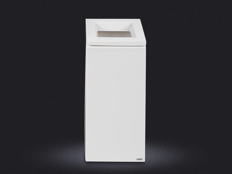 Мусорная корзина из смолы Vallvé куб ARCH-00027248 - Вид №1