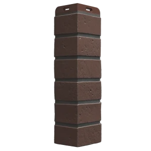 Угол наружный Dacha Кирпич текстурный цвет коричневый