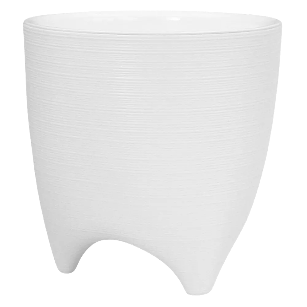 Кашпо Evergreen Design Декоста 16x16x17 см v2.25 л пластик белый 89452980 STLM-2133521