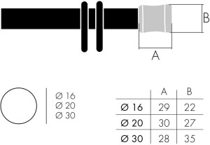 Железный и латунный карниз