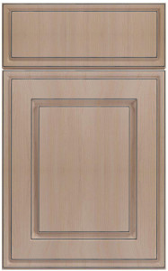 Фасады для кухни Патина Фрезеровка «Бостон» Береза розовая №64 SIST2229-41