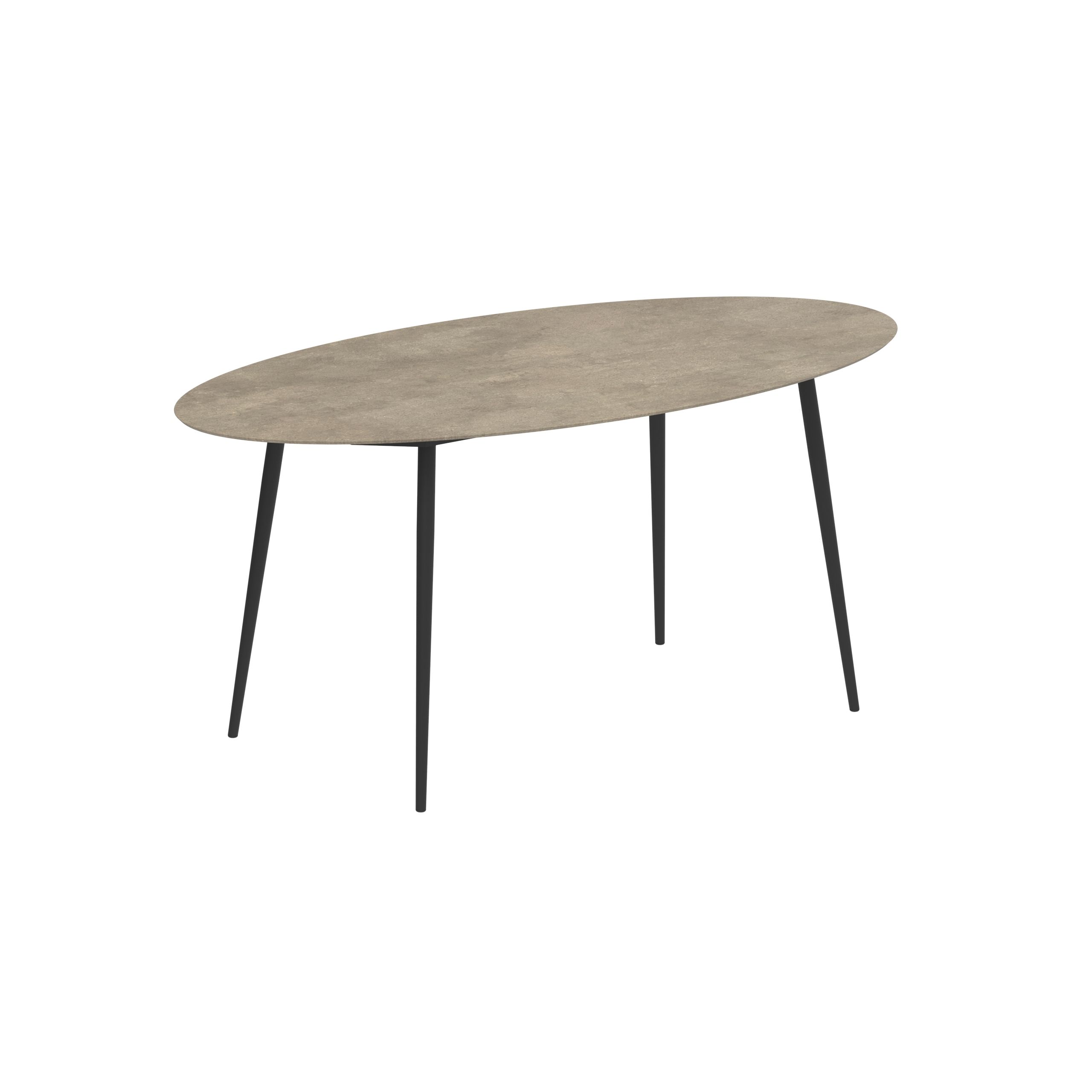 Высокий овальный керамический садовый стол Royal Botania Styletto ARCH-00129376 - Вид №4