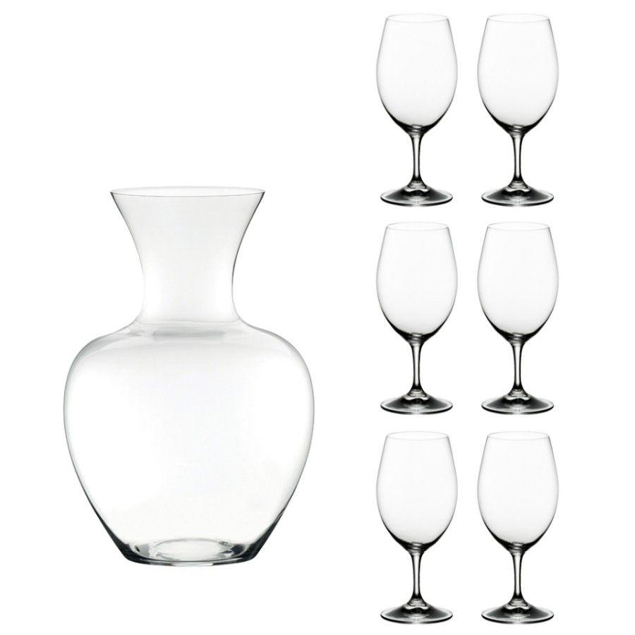 Набор фужеров Ouverture Magnum + декантер Apple, 6 шт., бессвинцовый хрусталь Riedel 540835 - Вид №2