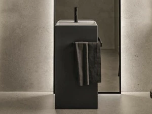 Напольная раковина стоящая овальная Cerasa Nerolab