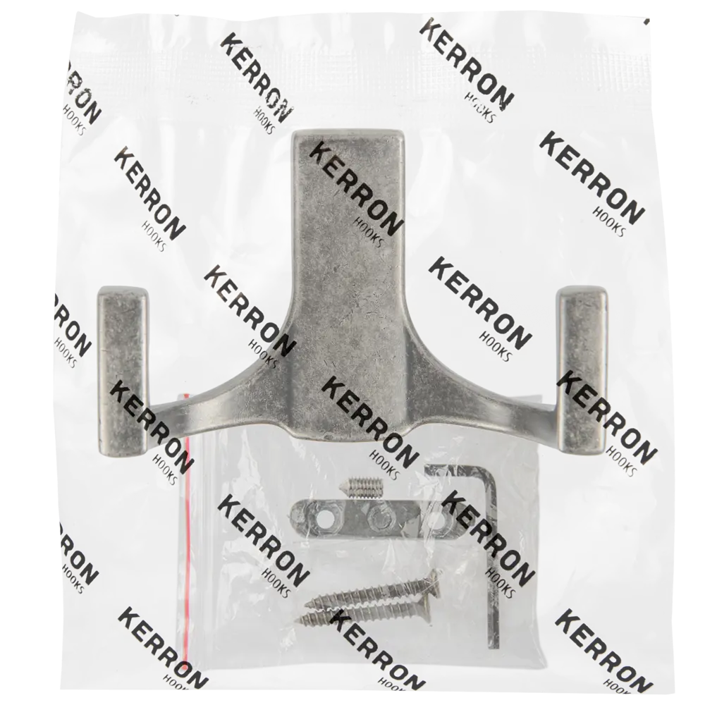Крючок-вешалка Kerron KR0330, 30x51 мм, цвет чернёный цинк 84573200 STLM-2066683  - Вид №3