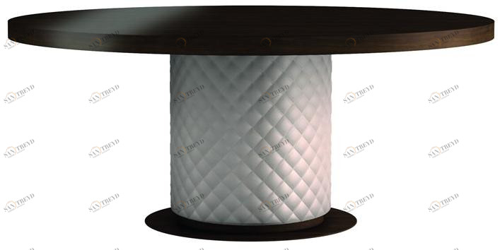 SELVA Круглый обеденный стол из фанерованной древесины  3165 