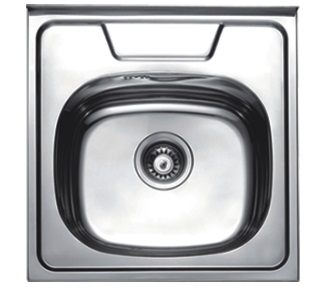 HB5050-06 Кухонная мойка , полированная сталь Haiba  - Вид №1