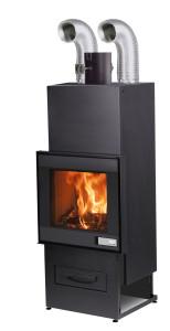 Комбинированный камин из древесных гранул