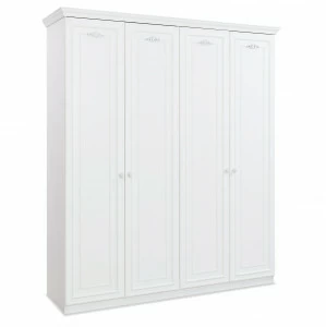 Шкаф распашной белый четырехдверный Romantica CILEK ROMANTICA 00-3832620 Белый