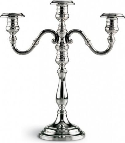 66649 Schiavon Канделябр трехрожковый 38см "Инглезе" (серебро 925пр) Серебро 925 