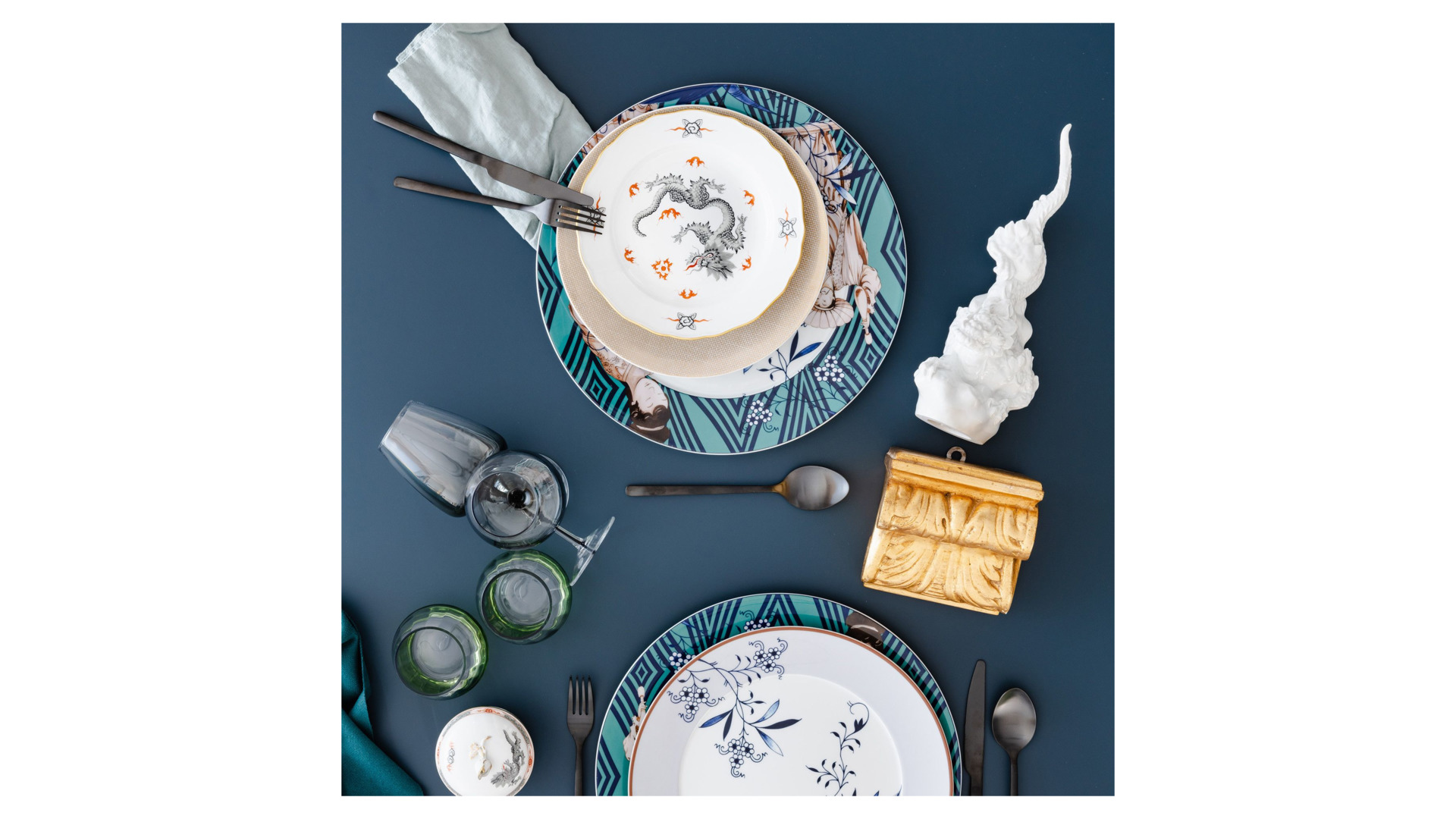 10663835 Meissen Салатник Meissen "Коллаж. Благородный Китай" 15,5см Фарфор  - Вид №3