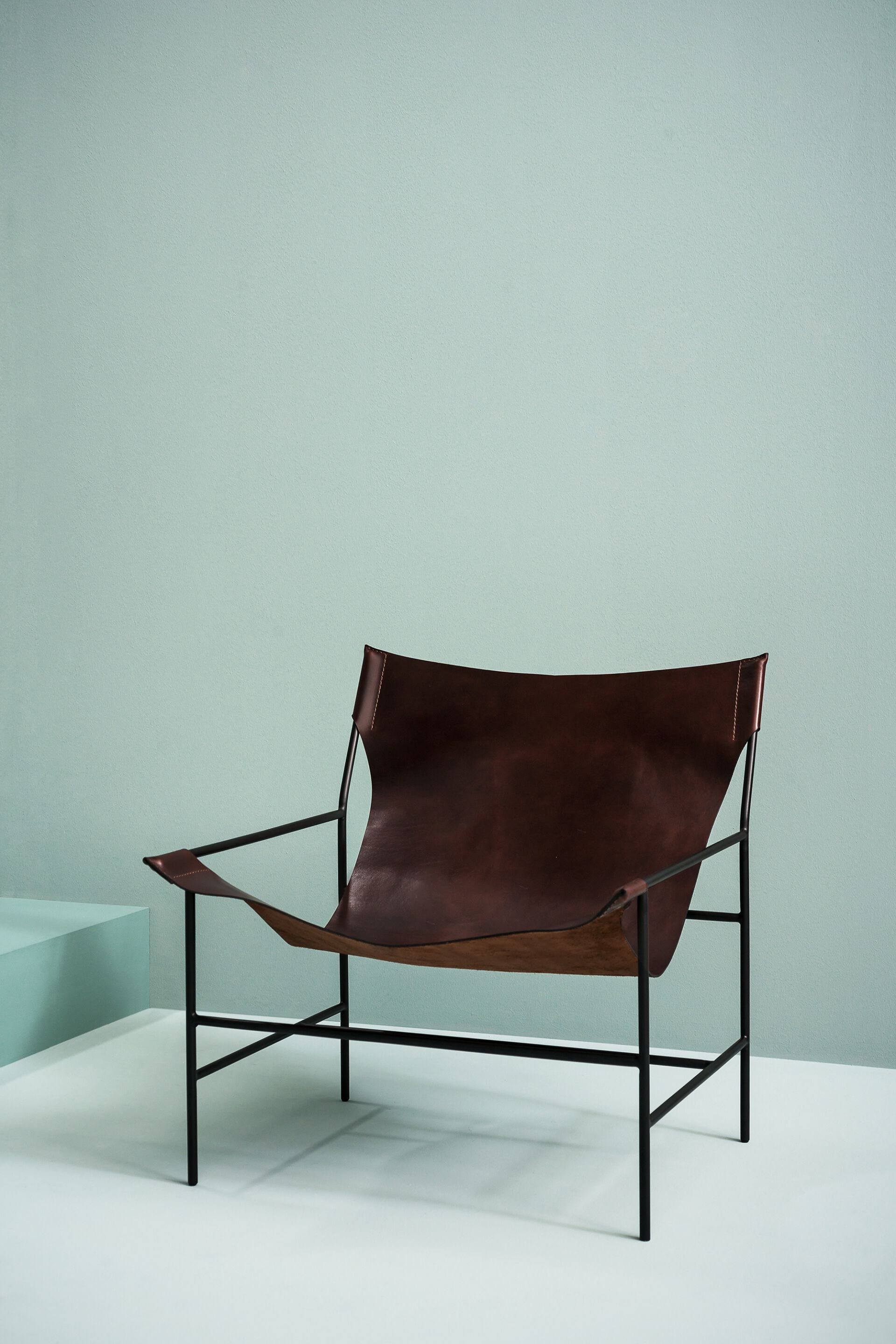 Кожаное кресло с подлокотниками Baxter Leggia ARCH-00090487 - Вид №1