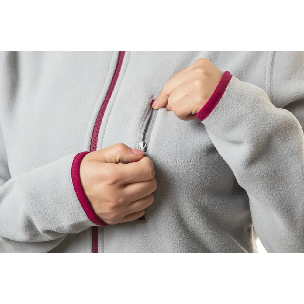 Толстовка флисовая женская Neo цвет серый размер L/52 рост 171-174 см Neò Нет STLM-2088906 - Вид №2