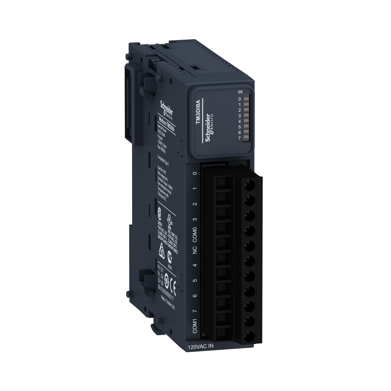 TM3DI8A ДИСКРЕТНЫЙ МОДУЛЬ РАСШИРЕНИЯ ТМ3- 8 ВХОДОВ 120 В~ Schneider Electric OEM ПЛК Modicon 