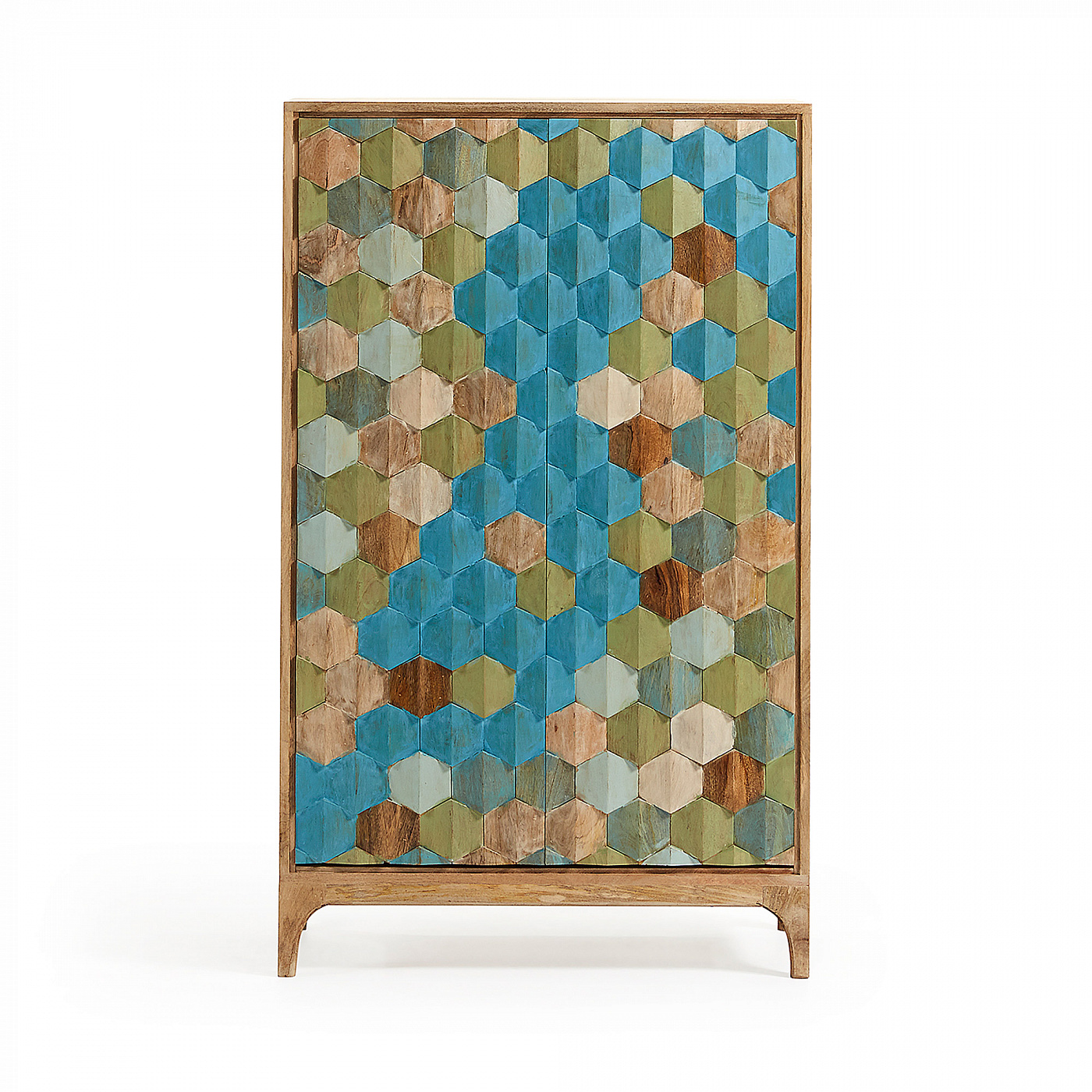 054374 Шкаф Iika 85x140 манго La Forma Kyle  - Вид №2