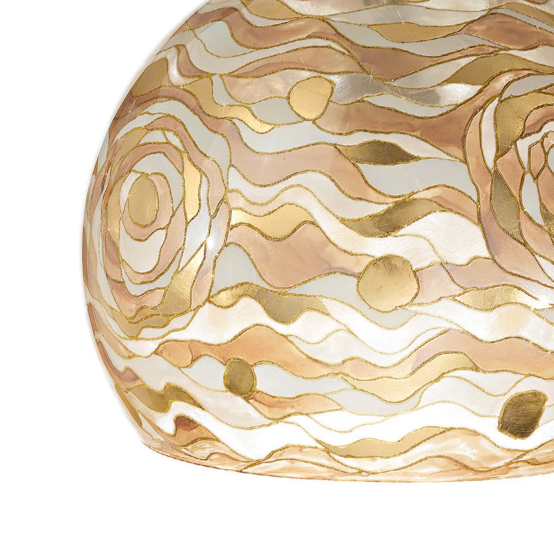 Kolarz 0392.35.3 Aq.CH люстра подвесная Luna 108934 - Вид №1