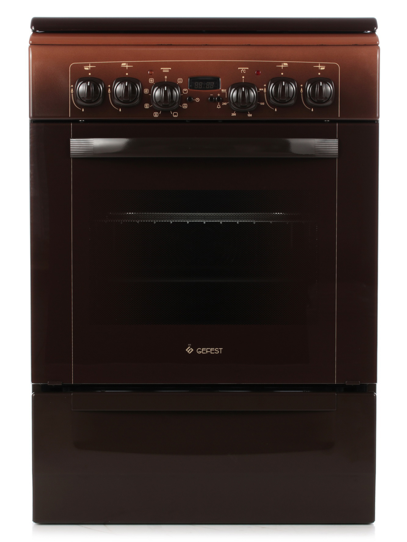 1089377 Комбинированная плита Gefest 6102-03 0001 коричневый STDN-0146638