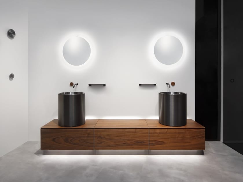 Модульная система для ванной комнаты из нержавеющей стали и дерева CEADESIGN счеты ARCH-00077144