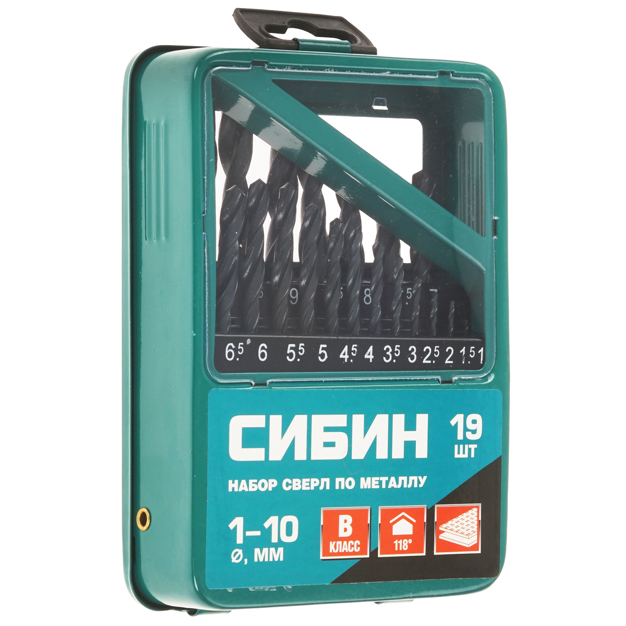 Набор сверл СИБИН 29610-H19 9162954 STDN-0070431 - Вид №2