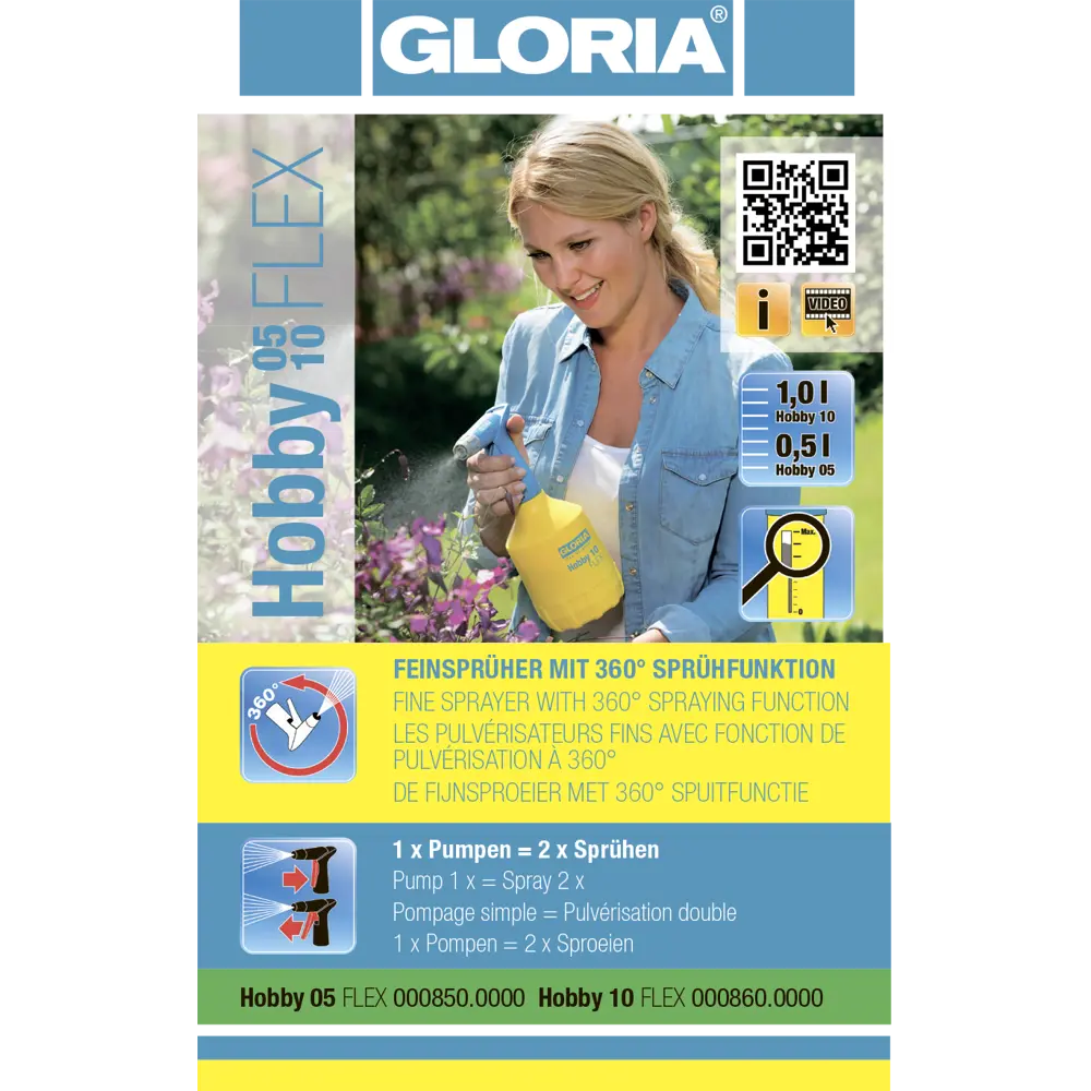 Опрыскиватель комнатный Gloria 1 л 17987817 STLM-2142507 Santreyd  - Вид №3