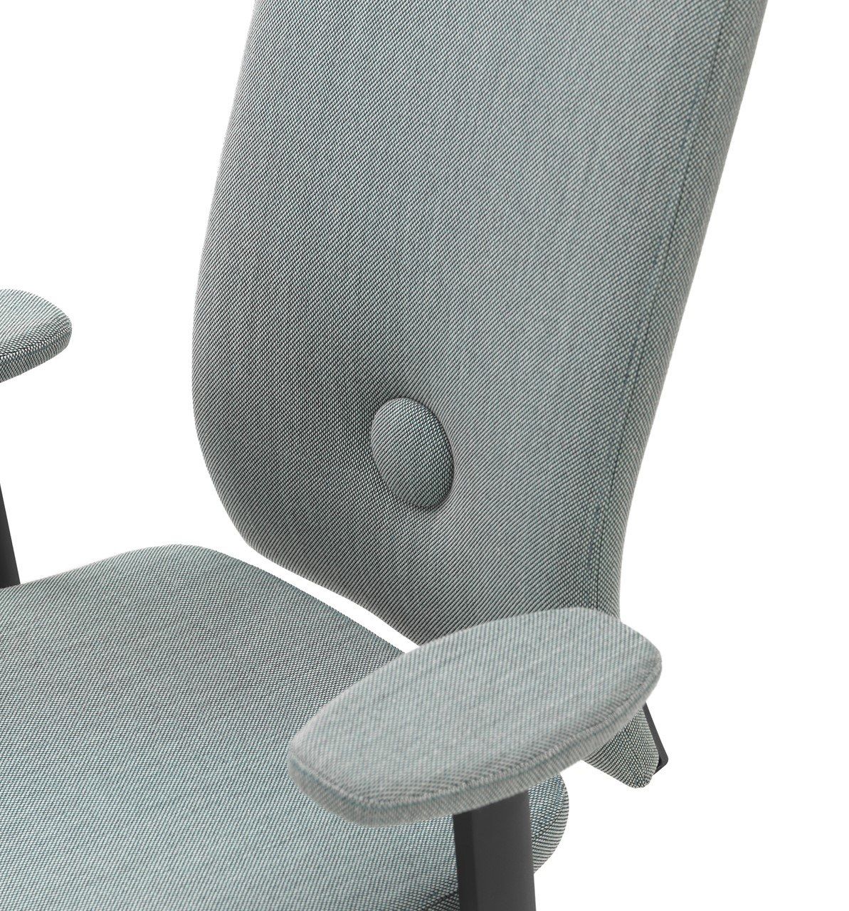 Офисное кресло с колесами и подлокотниками с 5 спицами SITIA ECLIPSE ARCH-00081401 - Вид №8