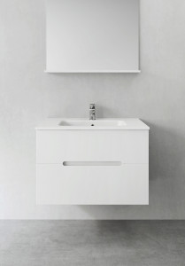 1390229 Шкаф Для Умывальника Compact Sun White Matt 800 Hafa  Белый