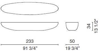 Cappellini Скамейка из массива дерева  Poh  - Вид №2