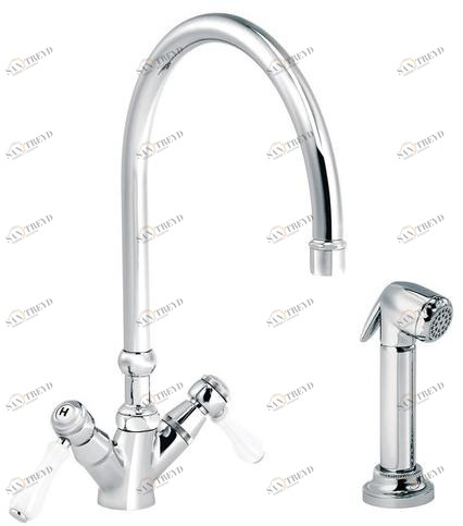 rvb Кухонный смеситель на два отверстия и вытяжной душ 1935 limoges 1935.--.13