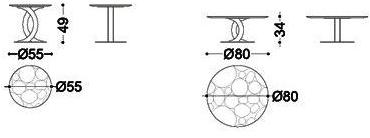 OPERA CONTEMPORARY Круглый журнальный столик из мрамора sun-id-1490124 - Вид №7