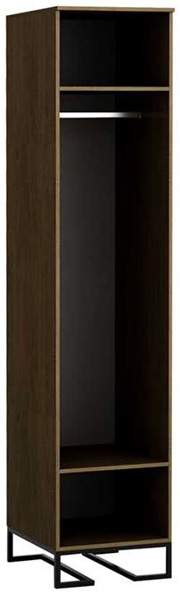 29484 Шкаф одностворчатый Loft 45 см Дуб Табак R-HOME 4017248h_табак - Вид №1