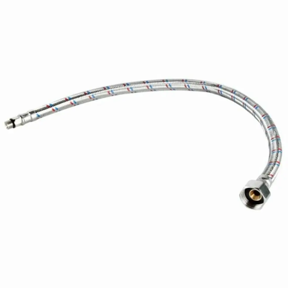 Гибкая подводка для смесителя Кит-Пром 1/2"xM10-18 гайка - штуцер 60 см 11005421 STLM-2096621  - Вид №2