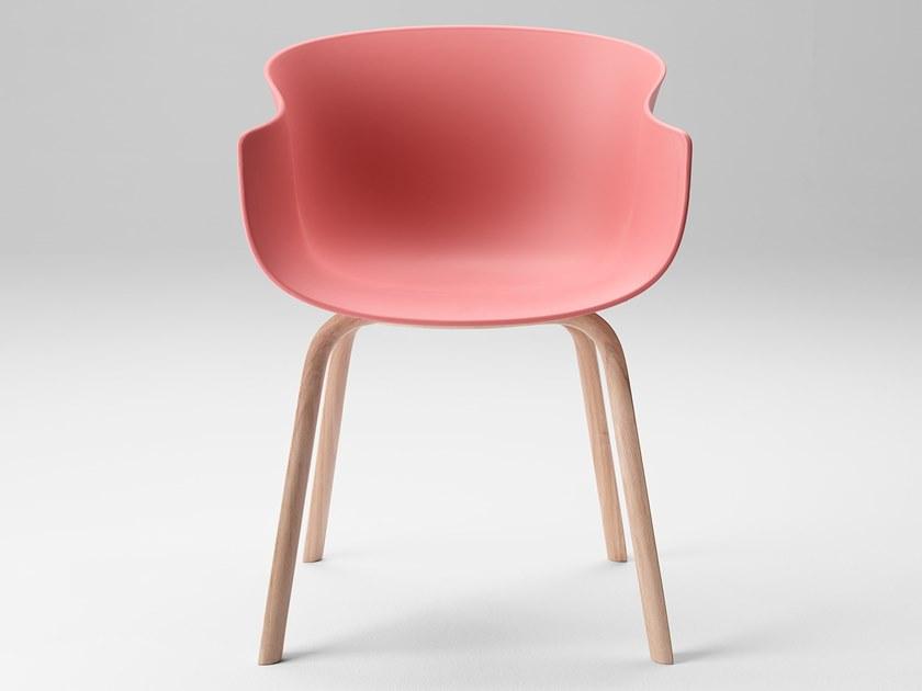 ONDARRETA Стул полипропиленовый с подлокотниками Bai sun-id-1354202 - Вид №1