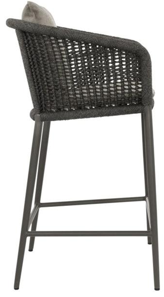 JANUS et Cie Морская веревка и алюминиевый табурет с подлокотниками Knot sun-id-1377427 - Вид №2