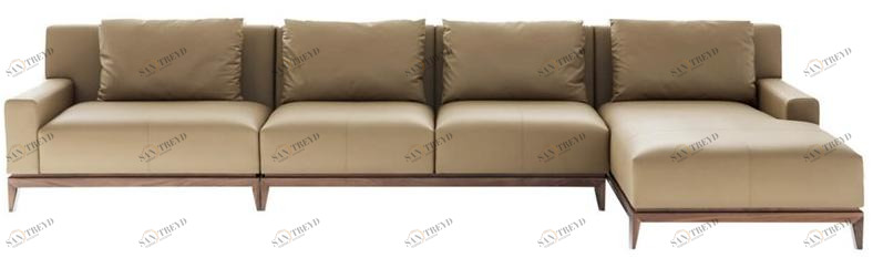 HC28 Cosmo Диван из ткани с шезлонгом Teatro K31 zh