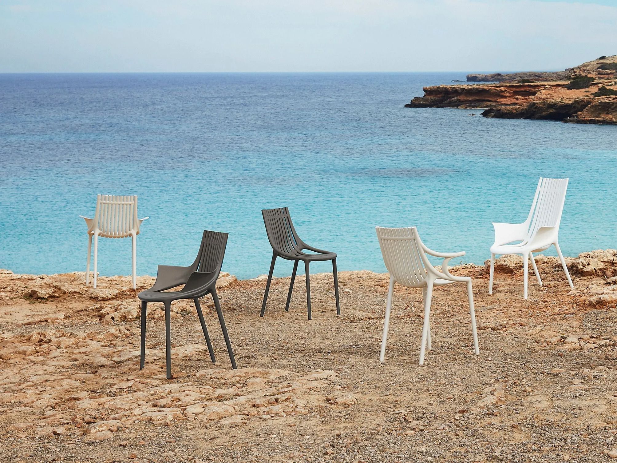 Садовый стул с подлокотниками Vondom Ибица ARCH-00034840 - Вид №9