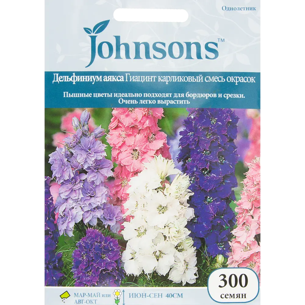Шпорник Гиацинт карликовый, 300 шт. 13877493 STLM-2121104 JOHNSONS 
