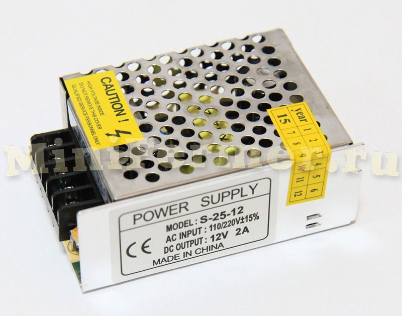 2151 Блок питания 220V AC / 12V DC 2A. LAB.Space  - Вид №1