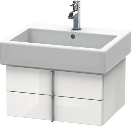 VE620402222 Тумбочка подвесная Vero #VE6204 550 x 431 мм Белый глянцевый декор Duravit - Вид №2