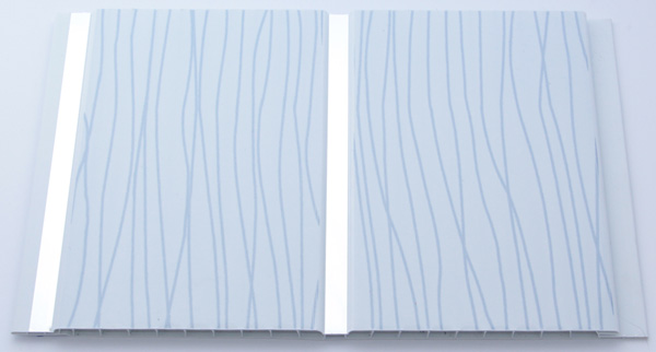 Панель ПВХ Волна голубая софитто "2" 240мм DEKOR PANEL DP150
