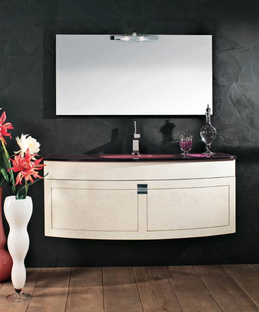 8090 Tifernoit Белая лакированная композиция для ванной Bagno 