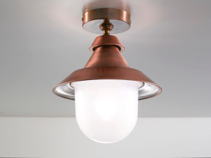 Латунная светодиодная наружная потолочная лампа