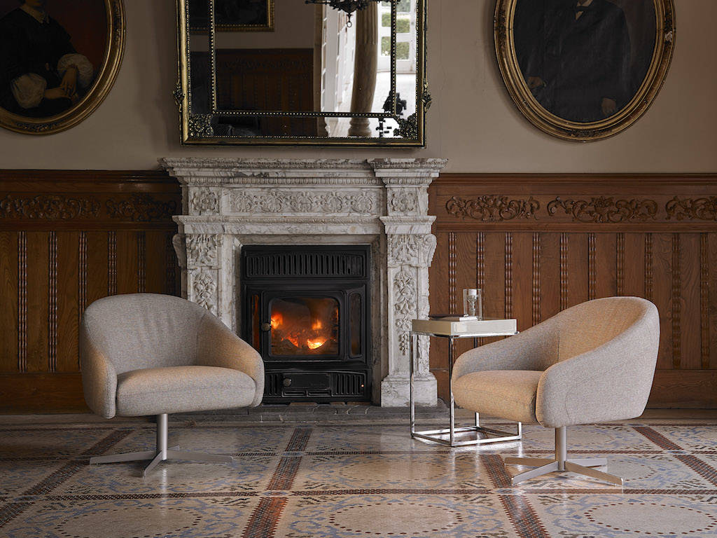 033056 Кресло белое искусственная кожа Angel Cerda A729  - Вид №3