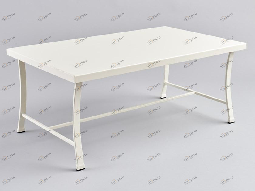 OFFICINACIANI Прямоугольный садовый стол из кованого железа Perennial sun-id-1430877