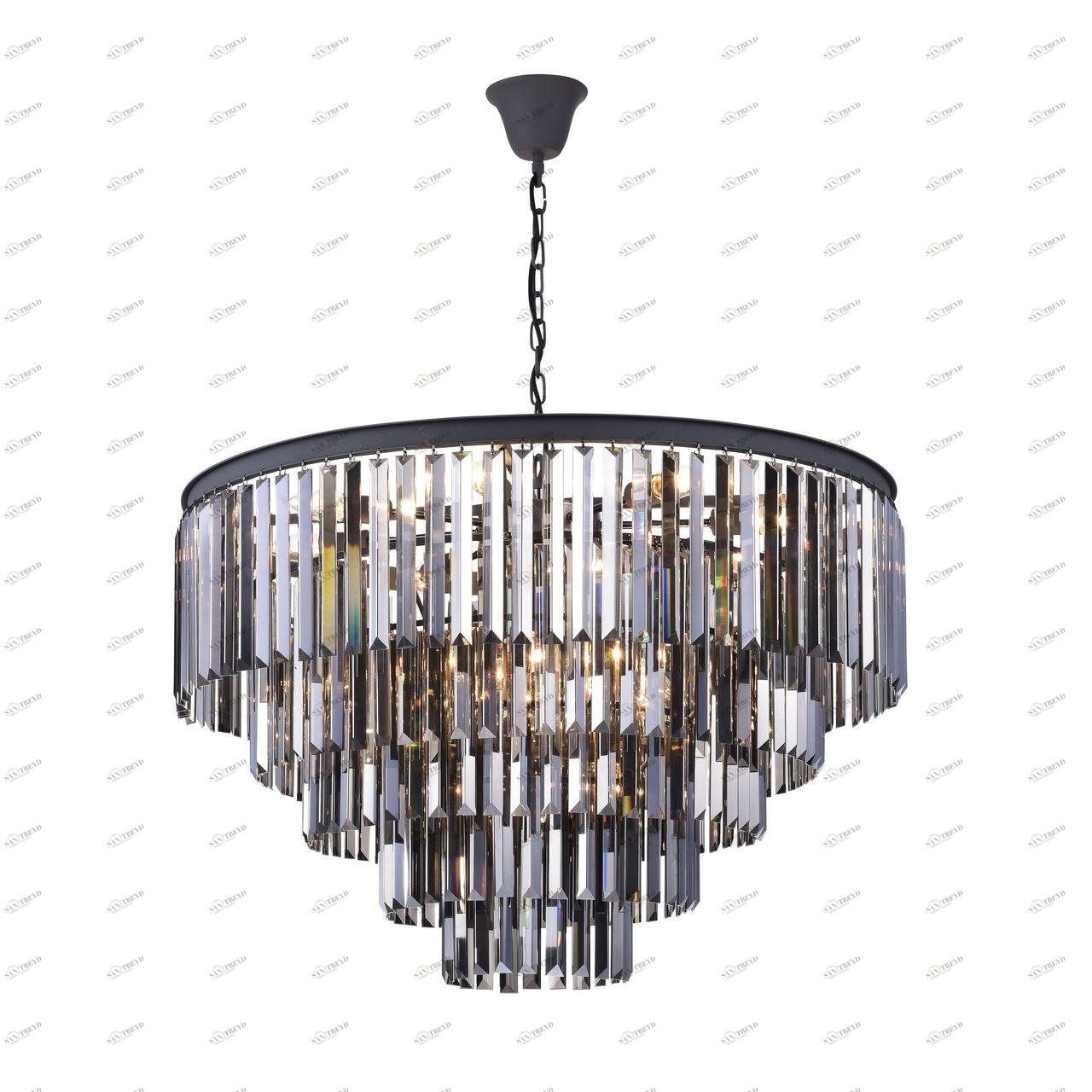 Подвесная люстра Divinare Nova 3002/05 SP-18 DIVINARE ДИЗАЙНЕРСКИЕ, NOVA SMOKY 109215 Серый 