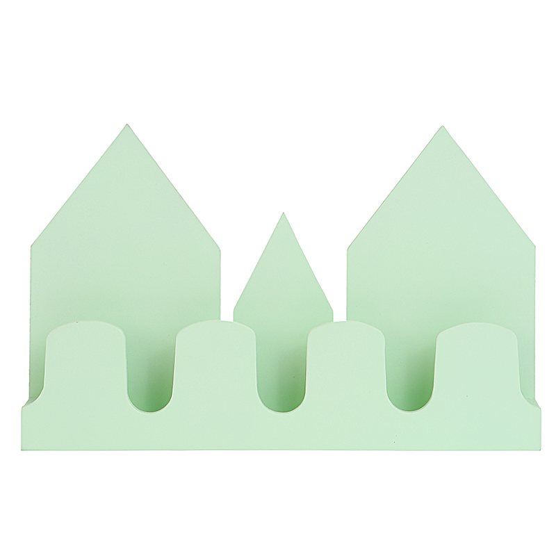 Вешалка-полка Verona в виде домика мятная VAMVIGVAM  282114 Голубой Santreyd  - Вид №6