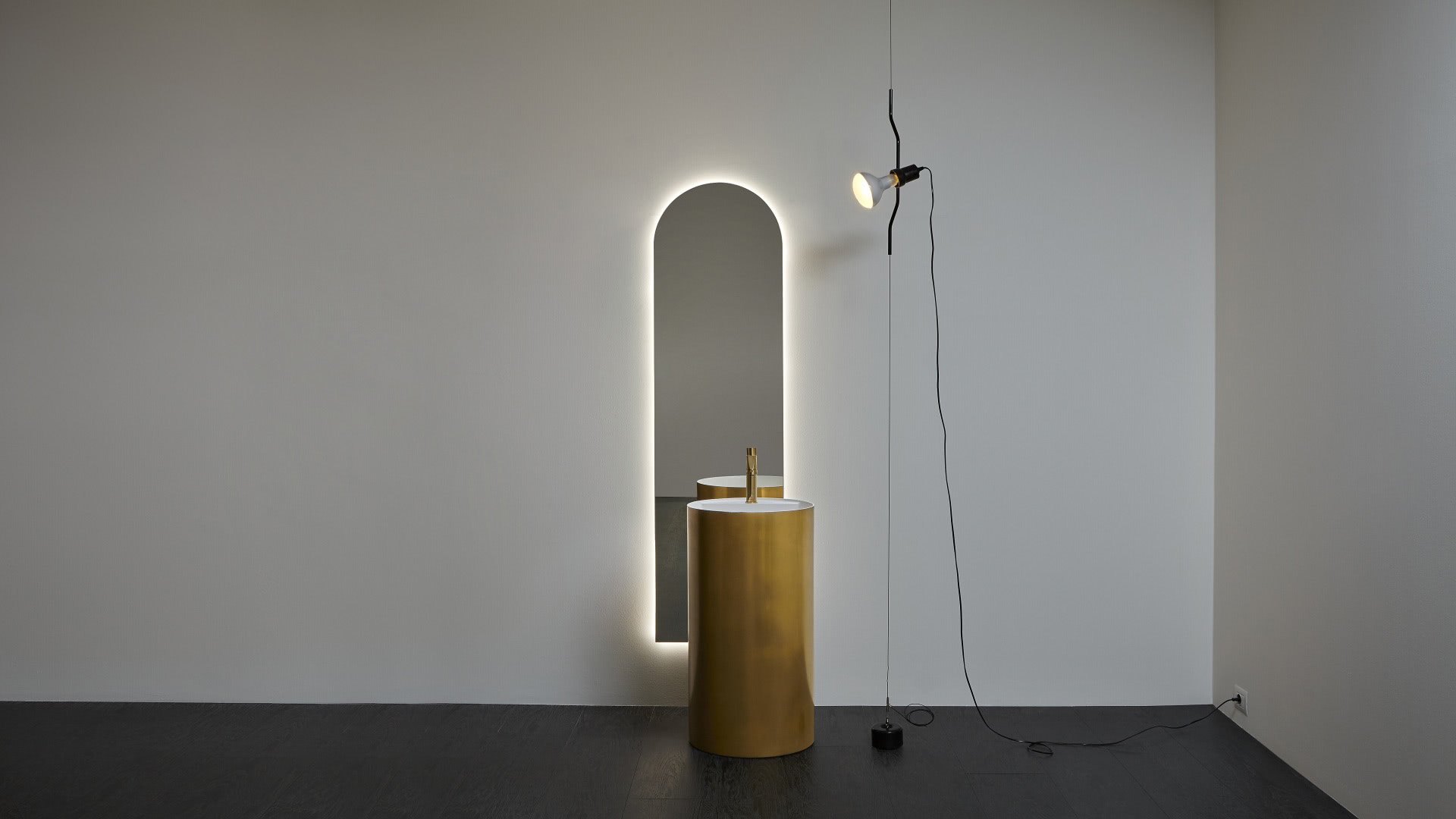 Simplo85 Напольная раковина стоящая прямоугольная Antoniolupi  - Вид №1