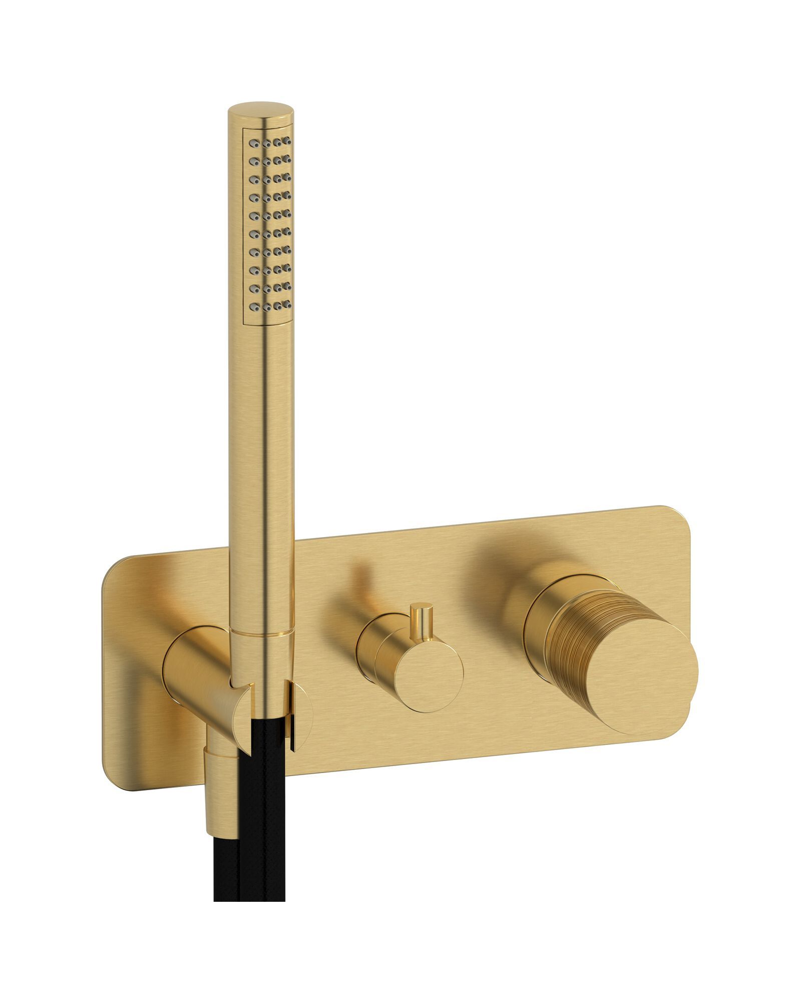 3 отверстия утопленный смеситель для душа с ручным душем IB винил ARCH-00022859 - Вид №8