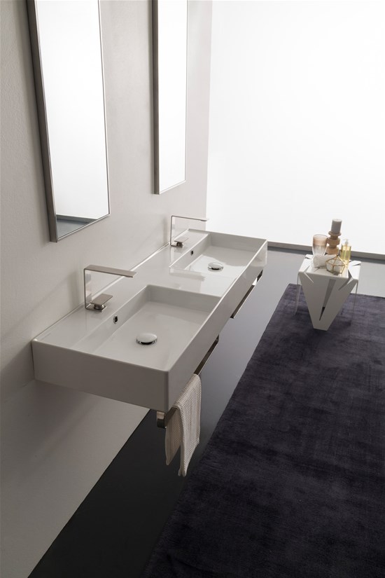 5116 Scarabeoceramica Умывальник 141,5 x 45,5 Teorema 2.0 Santreyd - Вид №1