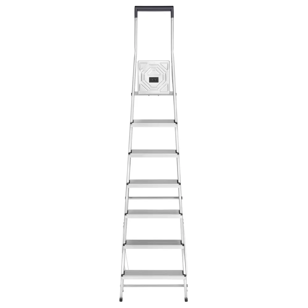 Стремянка алюминиевая Hailo 8140-700 7 ступеней, максимальная нагрузка 150 кг 84047243 STLM-2136224  - Вид №1