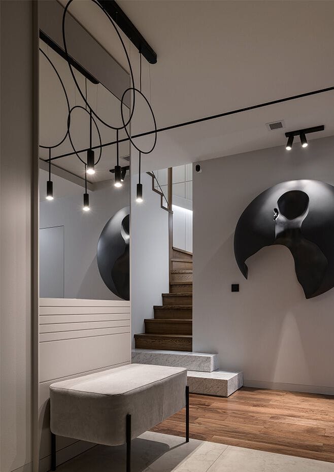 Звукопоглощающая панель светодиодная люстра Estiluz Revolta ARCH-00023659 - Вид №4